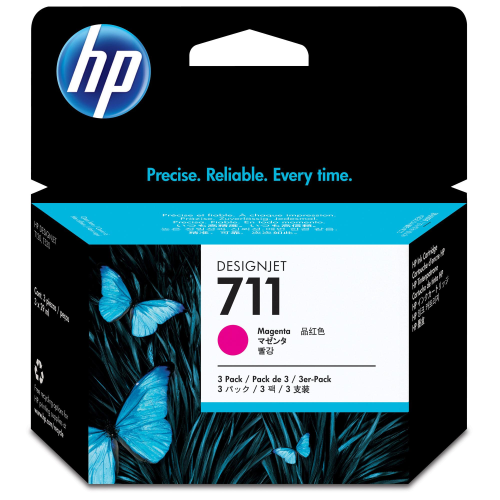 HP 711 CARTUCCIA INKJET MAGENTA 3PZ 29ML